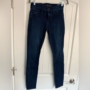 Express Jeans Legging Dark Blue Mid Rise Size 0R